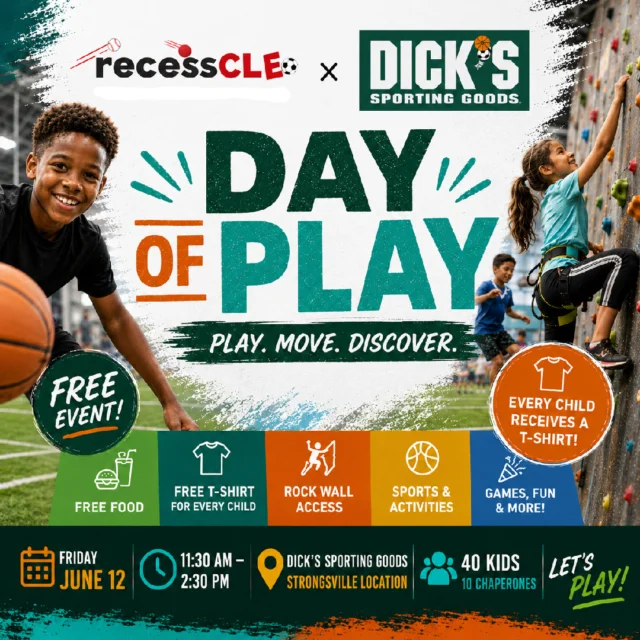 Recess Cleveland & Recess Leagues community play day in Cleveland